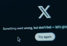 An image showing an error message displayed on social media site X
