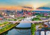 Tennessee judge grants Kalshi preliminary injunction A wide-angle shot of Nashville, Tennessee