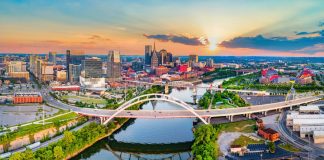 Tennessee judge grants Kalshi preliminary injunction A wide-angle shot of Nashville, Tennessee