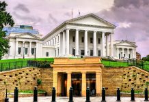 The Virginia State Capitol in Richmond, VA
