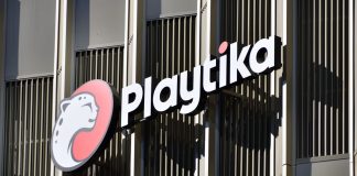 Washington State sues Playtika and Aristocrat over ‘casino apps’ The Playtika logo and name on a headquarters building