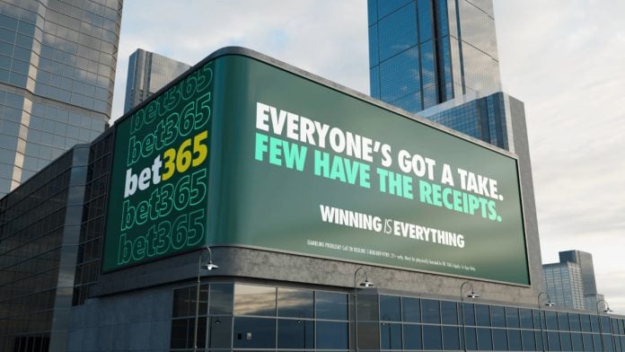 bet365 campaign as the company delivers new marketing in the U.S. and Canada.