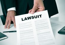 A lawsuit page as DraftKings and FanDuel face a lawsuit.