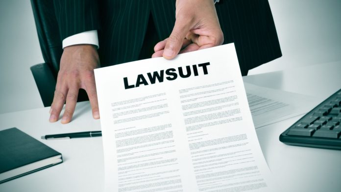 A lawsuit page as DraftKings and FanDuel face a lawsuit.