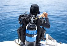 High Roller Technologies diving eagerly into US prediction markets A deep-sea diver preparing to dive