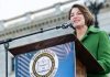 Amy Klobuchar, who filed a bill related to government officials and prediction markets.
