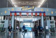 Las Vegas tourism agency approves $3.5M plan to attract Canadians Signage at Harry Reid International Airport welcoming visitors to Las Vegas