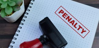 A penalty paper as five sportsbooks in MA are being fined.