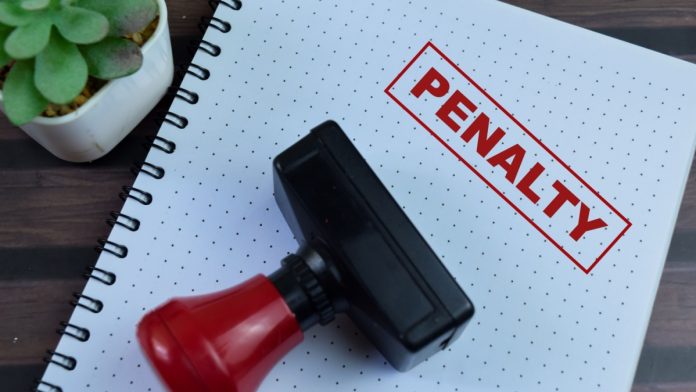 MA-MGC-Fine-Five-Sportsbooks A penalty paper as five sportsbooks in MA are being fined.