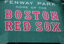 Fenway Park as Massachusetts considers an overhaul sports betting bill.