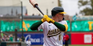 A MLB player as DraftKings offers a historical MLB wagering product in Oregon.