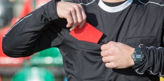 Soccer ref as MLS gives a lifetime ban to two players for gambling violations.