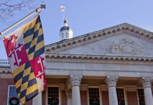 Maryland House passes sweeps ban as online casino hopes evaporate The Maryland flag flies outside the state house