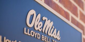 Ole Miss sign as the school prepares to launch a new research center for gambling.