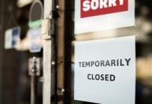 A closed sign as Nevada is requiring Kalshi to temporarily pull its sports event contracts.