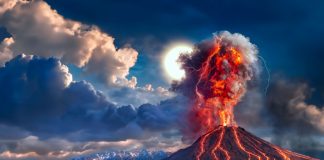 A volcano erupting as PlayAIO data shows IGT's Cash Eruption maintains its top spot in visibility.