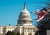 US capitol building as lawmakers want prediction markets to pull government contracts.