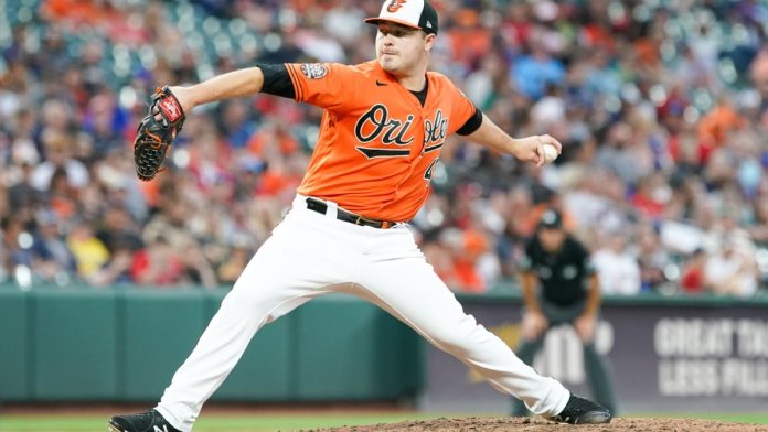 A Baltimore Orioles player as the team lands a deal with PureWager Group.