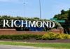 A sign welcoming people to Richmond, Virginia