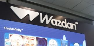 A Wazdan booth at an SBC event