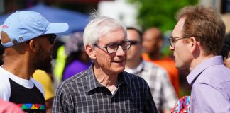 Wisconsin Gov. Tony Evers, who will consider a bill to authorize online sports betting.
