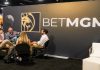 BetMGM logo as the company provides a business update.