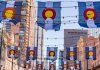 Colorado Senate passes sports betting protections bill Colorado flags flying in Denver, Colo.