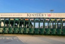 DraftKings Racing expands footprint ahead of Kentucky Derby The starting gate for the Kentucky Derby stands ready on the track at Churchill Downs.