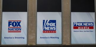 FOX logos as the company secures a data partnership with Kalshi.