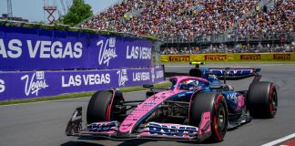 Franco Colapinto races in qualifying for the 2025 Formula 1 Canadian Grand Prix