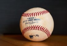 An MLB baseball