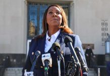 New York Attorney General Letitia James, who is suing Coinbase and Gemini.