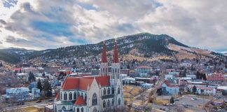 View of Helena, the capital city of Montana