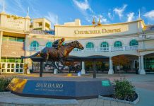 Churchill Downs, the home of the Kentucky Derby