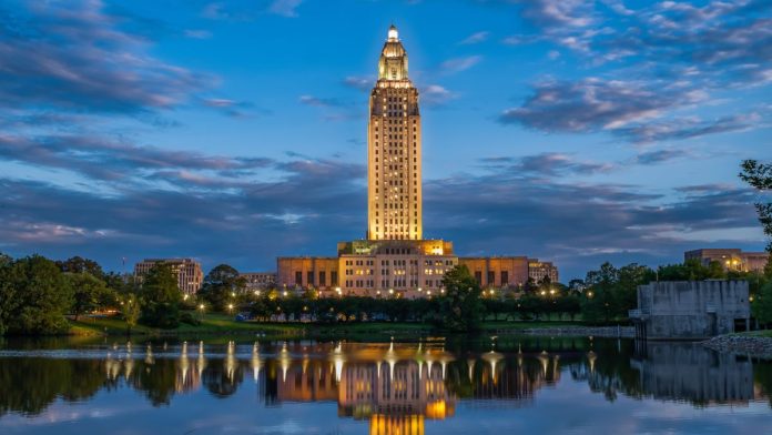 The Louisiana legislature in Baton Rouge