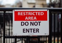 New MGCB self-exclusion tool includes prediction markets A 'restricted area' sign on a fence