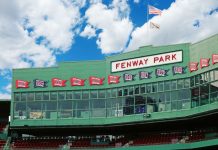 Boston Red Sox's Fenway Park home in Massachusetts