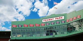 Boston Red Sox's Fenway Park home in Massachusetts