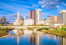 The Columbus, Ohio, skyline