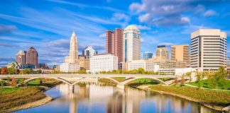 The Columbus, Ohio, skyline
