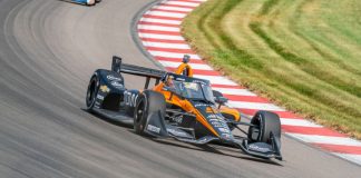 Arrow McLaren car as the company works with PrizePicks.