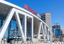 State Farm Arena, home of the Atlanta Hawks NBA team