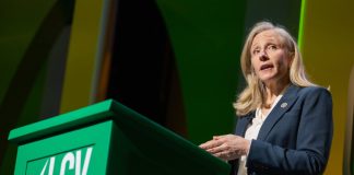 Virginia Gov. Abigail Spanberger, who vetoed a bill to build a new casino.