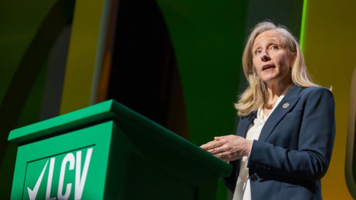 Virginia-Veto-Casino-Bill-Spanberger Virginia Gov. Abigail Spanberger, who vetoed a bill to build a new casino.