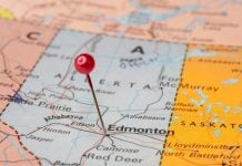 Amelco: first movers will reap rewards in Alberta’s regulated market Edmonton, Alberta highlighted on a map