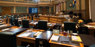 The Colorado House as the chamber expects to consider a sports betting protections bill.