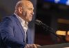 UFC President Dana White, who wrote a letter to President Donald Trump.