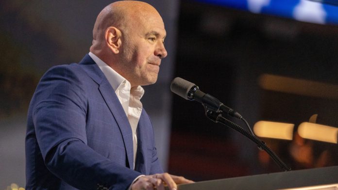 UFC President Dana White, who wrote a letter to President Donald Trump.