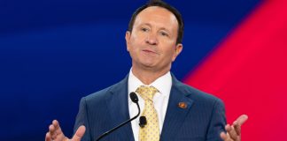 Louisiana Gov. Jeff Landry, who will consider an anti-harrassment bill.