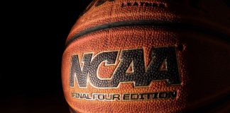 An NCAA basketball as the organization reaches a resolution tied to gambling violations.